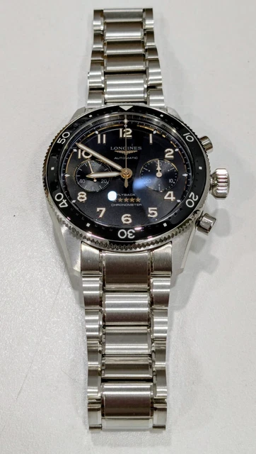 Montre homme LONGINES SPIRIT FLYBACK L3.821.4.53.6 42 mm