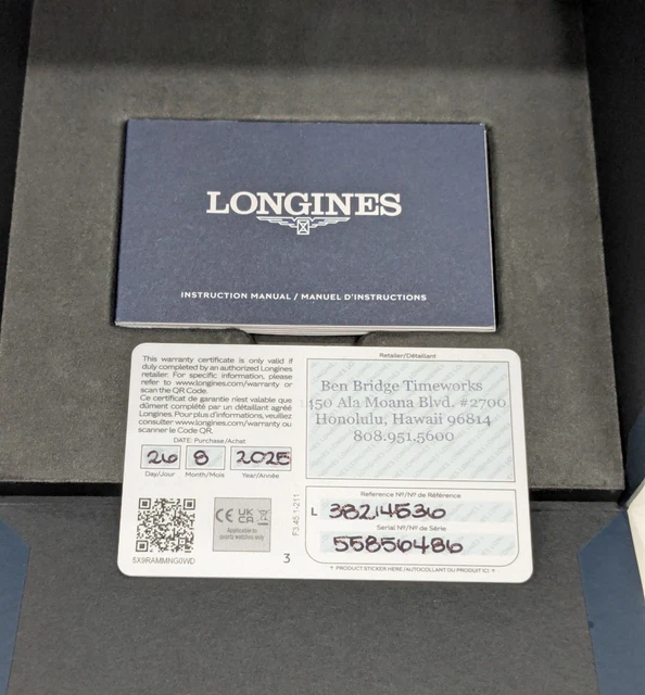 Montre homme LONGINES SPIRIT FLYBACK L3.821.4.53.6 42 mm