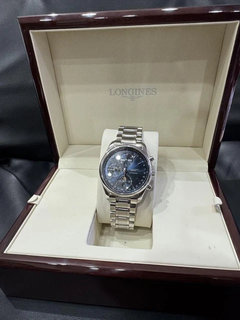 Montre homme Longines Master Collection Navy Moon Phase Auto L2.673.4