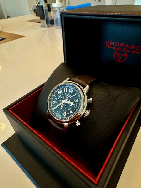 Édition limitée Chopard 168589-3003 Mille Miglia, coffret complet, papiers, propriétaire d'origine