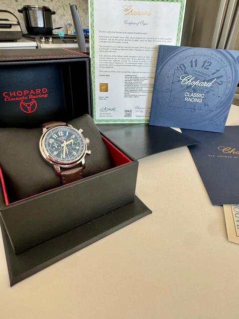 Édition limitée Chopard 168589-3003 Mille Miglia, coffret complet, papiers, propriétaire d'origine