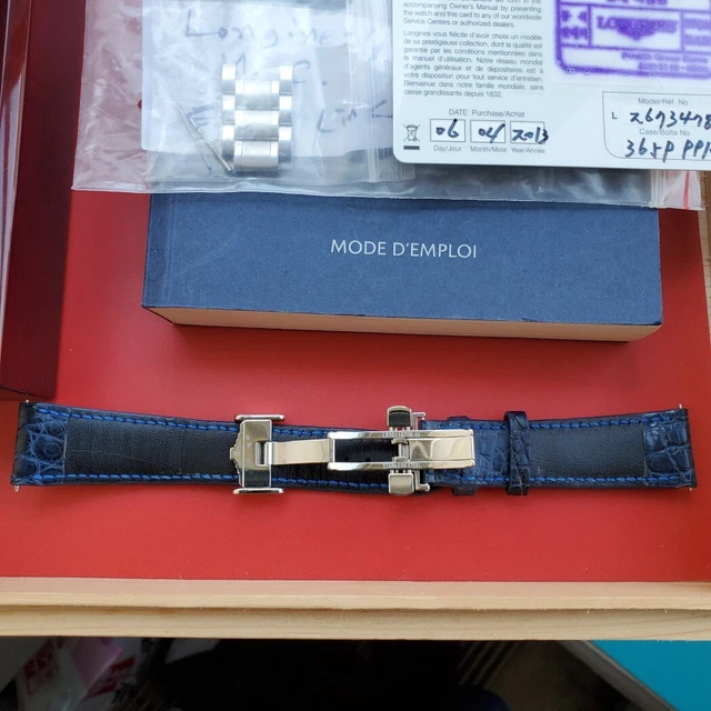 Montre chronographe Longines Master Collection pour homme, 40 mm, automatique, L2 673, 4 cartes dans un coffret