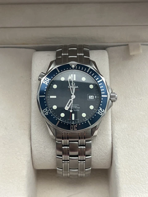 Mens Omega Seamaster Co-Axial Chronometer watch - Blue Dial - 41MM - 2220.80
