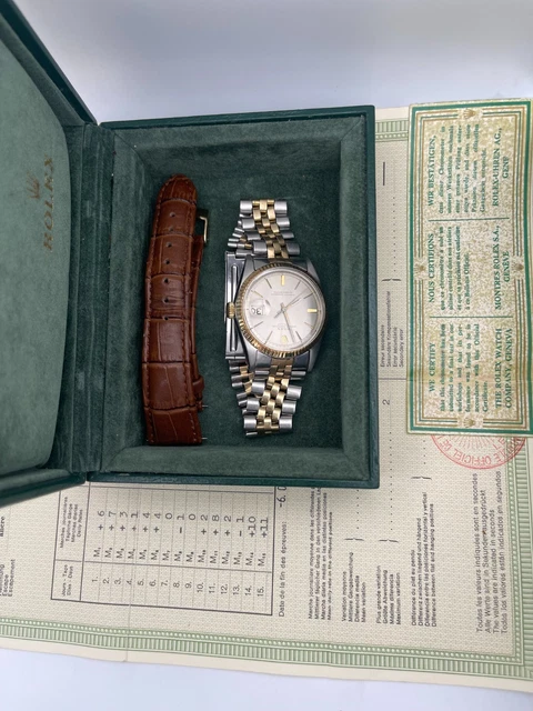 Rolex Oyster Perpetual Datejust 36 1601 pour homme - Bicolore