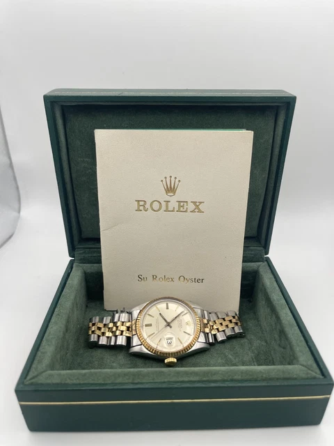 Rolex Oyster Perpetual Datejust 36 1601 pour homme - Bicolore