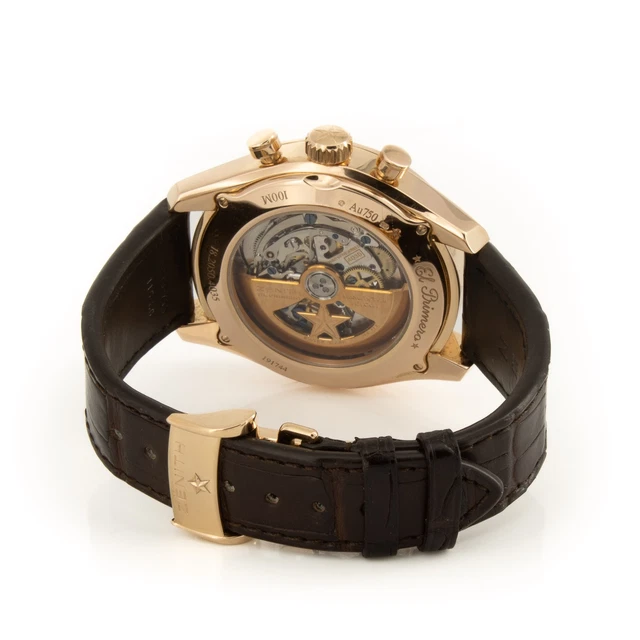 Montre homme Zenith El Primero Tourbillon Chrono 18K 18.2050, ensemble complet #W206671-2