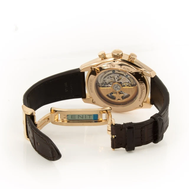 Montre homme Zenith El Primero Tourbillon Chrono 18K 18.2050, ensemble complet #W206671-2