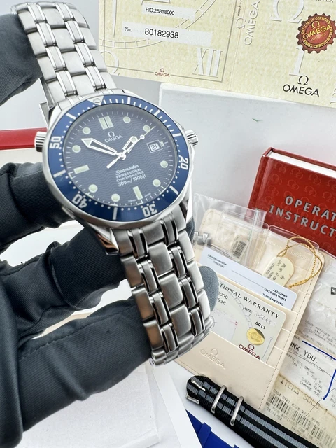 Ω OMEGA Automatique Seamaster Professional 41 mm BlueWave 2531.8000 JamesBond Full