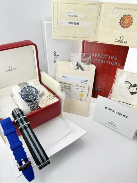 Ω OMEGA Automatique Seamaster Professional 41 mm BlueWave 2531.8000 JamesBond Full