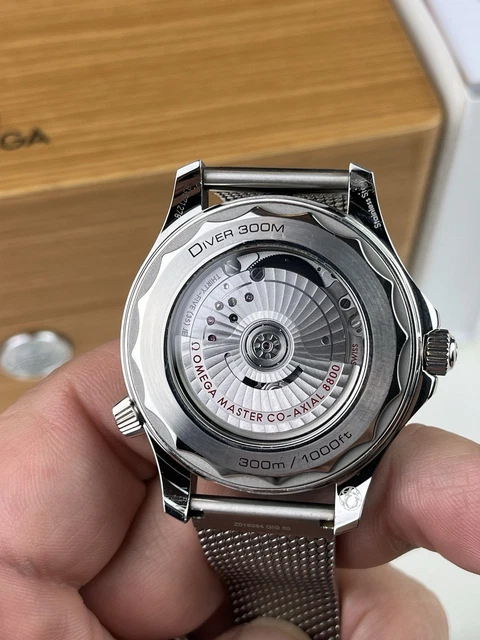 Bracelet en maille OEM amélioré pour OMEGA Seamaster Diver 300M 210.30.42.20.01.001