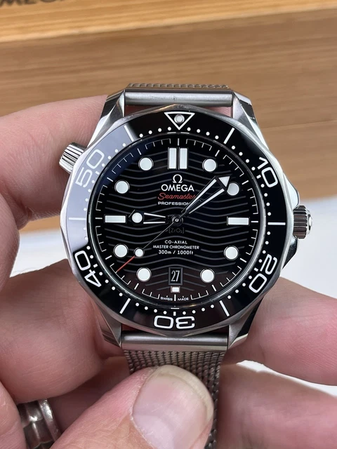 Bracelet en maille OEM amélioré pour OMEGA Seamaster Diver 300M 210.30.42.20.01.001