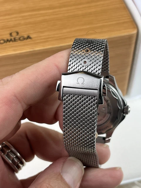 Bracelet en maille OEM amélioré pour OMEGA Seamaster Diver 300M 210.30.42.20.01.001