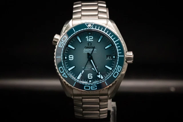 OMEGA Seamaster Planet Ocean 600M 39,5 mm Cadran bleu été - 215.30.40.20.03.002