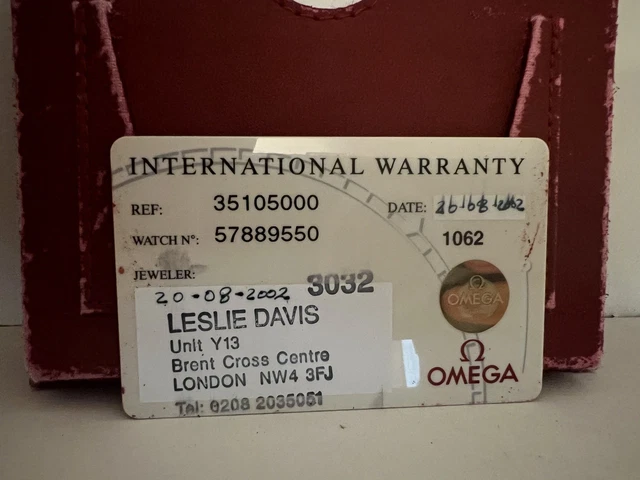 OMEGA Speedmaster Réduit - 3510.50.00 boîte d'origine, maillons de rechange et garantie