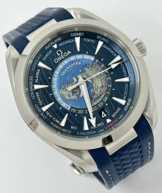 Montre Omega Seamaster Aqua Terra 150M GMT 43mm Chronomètre Automatique