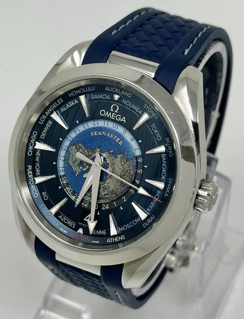 Montre Omega Seamaster Aqua Terra 150M GMT 43mm Chronomètre Automatique