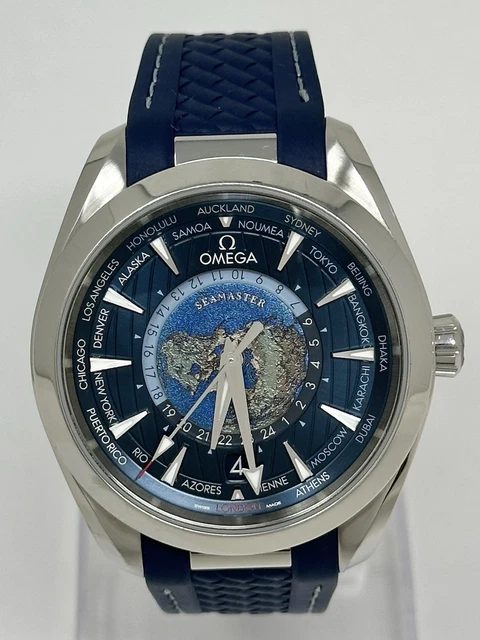 Montre Omega Seamaster Aqua Terra 150M GMT 43mm Chronomètre Automatique