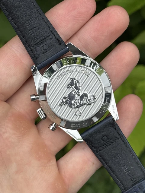 Omega Speedmaster CK2998 Édition limitée « Blue Panda » - Coffret complet