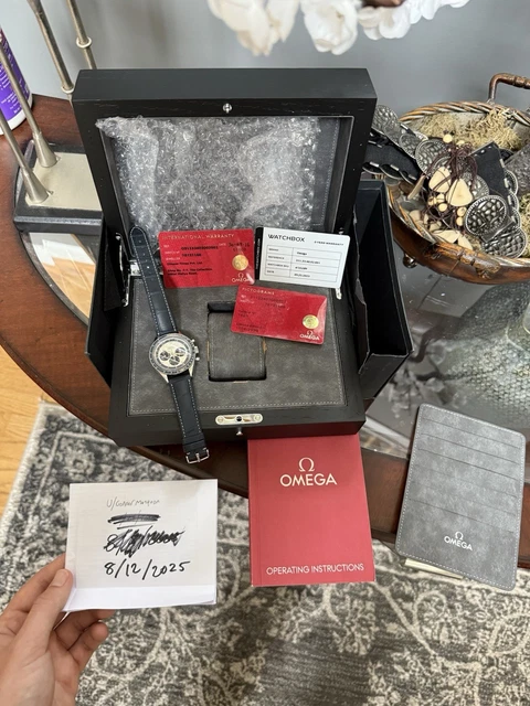 Omega Speedmaster CK2998 Édition limitée « Blue Panda » - Coffret complet