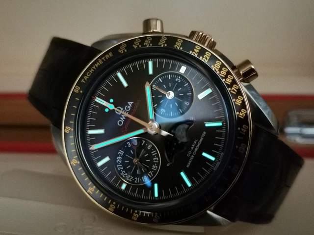 Omega Speedmaster Moonwatch Moonphase 30423445213001 Coffret complet B&P 2022