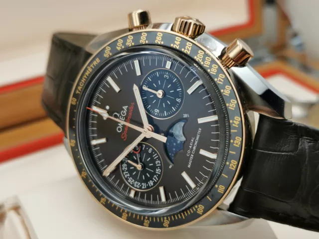 Omega Speedmaster Moonwatch Moonphase 30423445213001 Coffret complet B&P 2022
