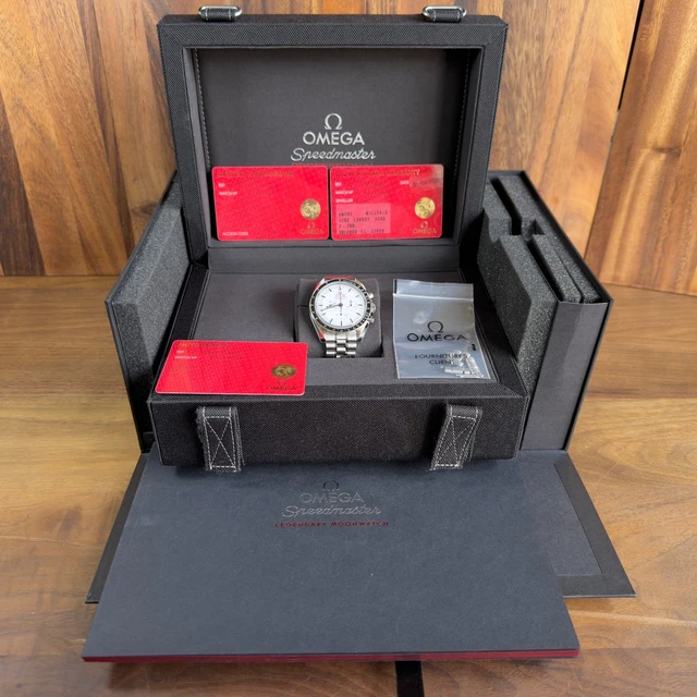 Omega Speedmaster Moonwatch Cadran Blanc 310.30.42.50.04.001 Coffret Complet 2025