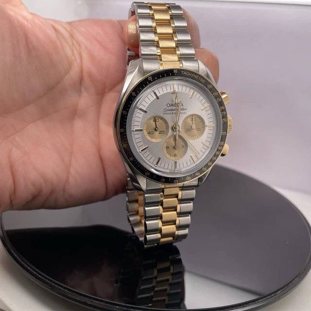 Montre homme Omega Speedmaster Professional bicolore Moonwatch Co-Axial Master