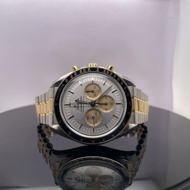 Montre homme Omega Speedmaster Professional bicolore Moonwatch Co-Axial Master