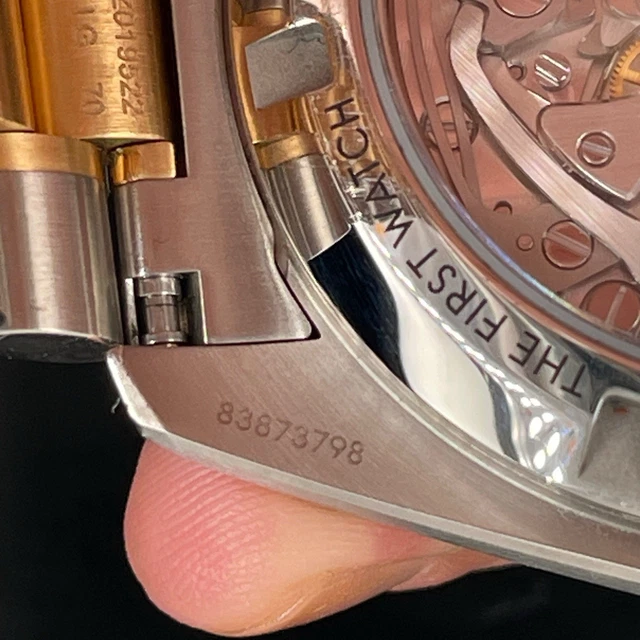 Montre homme Omega Speedmaster Professional bicolore Moonwatch Co-Axial Master