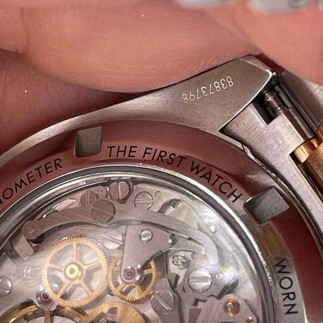 Montre homme Omega Speedmaster Professional bicolore Moonwatch Co-Axial Master