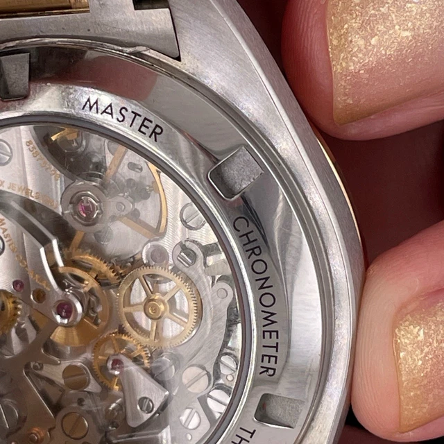 Montre homme Omega Speedmaster Professional bicolore Moonwatch Co-Axial Master