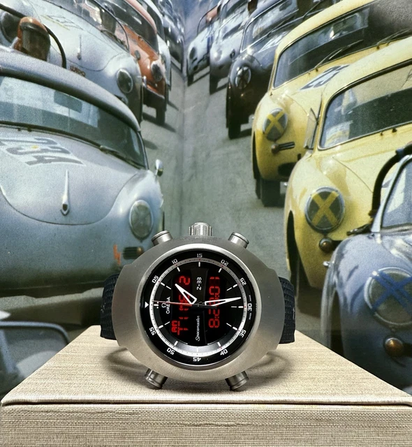 Montre à quartz Omega Speedmaster Spacemaster Z-33 en titane - Coffret complet et papiers