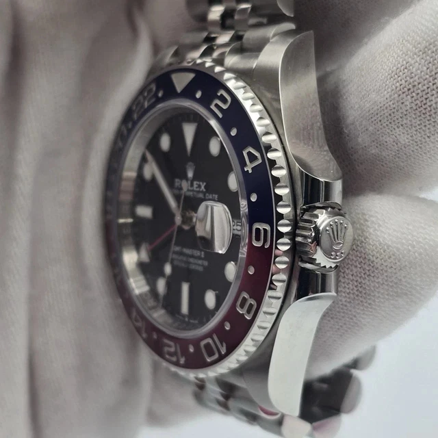PAPIERS 2025 Rolex GMT Master II Pepsi Rouge Bleu Jubilee 126710BLRO Montre BOÎTE
