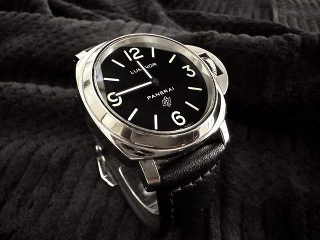 Montre Panerai Luminor Base Logo PAM01000, remontage manuel pour homme