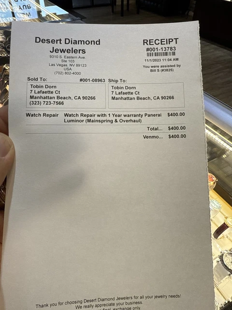 Montre Panerai Luminor Base Logo PAM01000, remontage manuel pour homme