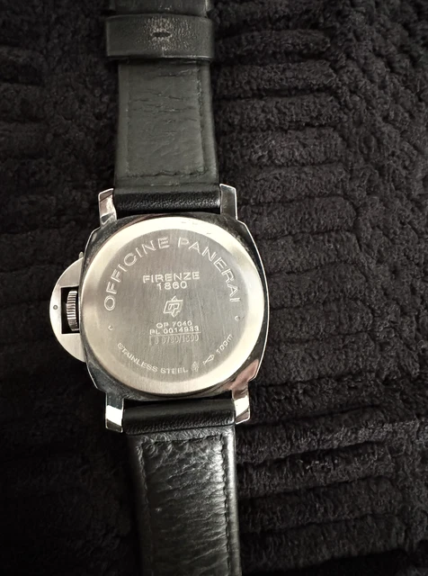 Montre Panerai Luminor Base Logo PAM01000, remontage manuel pour homme