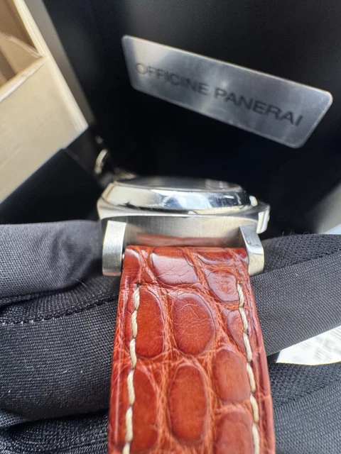 Panerai Luminor GMT PAM00244 Automatique Acier Bracelet 40mm PAM244 Ensemble complet