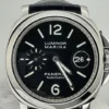 Panerai Luminor Marina PAM00104 Cadran noir sur bracelet en alligator noir