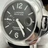 Panerai Luminor Marina PAM00104 Cadran noir sur bracelet en alligator noir
