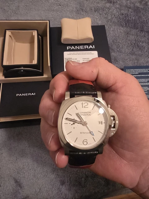 Montre de luxe pour homme Panerai Luminor - PAM01367. Neuve, jamais portée, avec boîte et papiers. Date de sortie : octobre 2025.