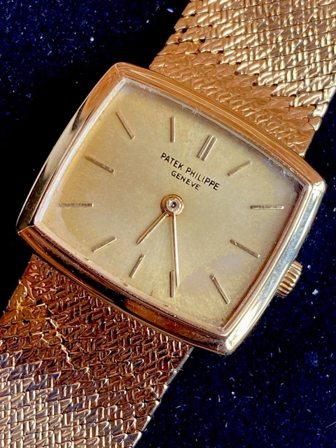 Montre Patek Philippe pour femme, 23 mm, or massif 18 carats, 50 g, remontage manuel, réf. 3352/1