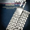 RARE OMEGA Bond Seamaster Diver 300M Commander's Watch/Blanc/Bleu/Rouge/ Bracelet