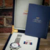 RARE OMEGA Bond Seamaster Diver 300M Commander's Watch/Blanc/Bleu/Rouge/ Bracelet