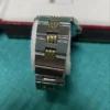 Montre-bracelet automatique Cartier Santos Godron rare de 1980 d'occasion