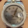Rolex Datejust en or et diamants. Sous garantie. Très impressionnante.