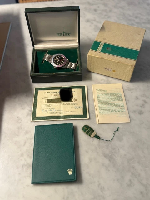 Rolex GMT-Master 1675 dorée, commande spéciale VIP, pour gaucher