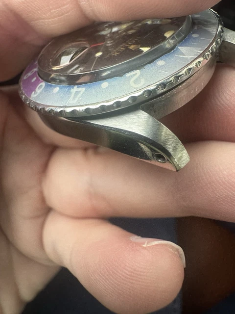 Rolex GMT-Master 1675 dorée, commande spéciale VIP, pour gaucher