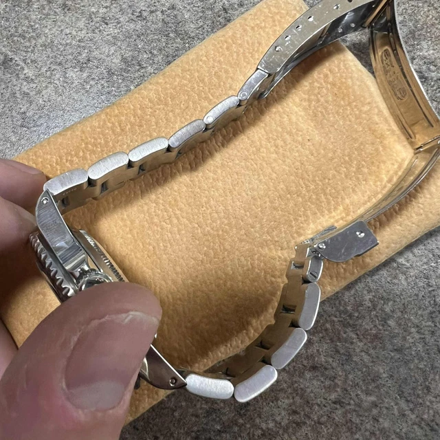 Montre automatique Rolex Submariner Date 16610 en acier avec cadran noir de 40 mm !!