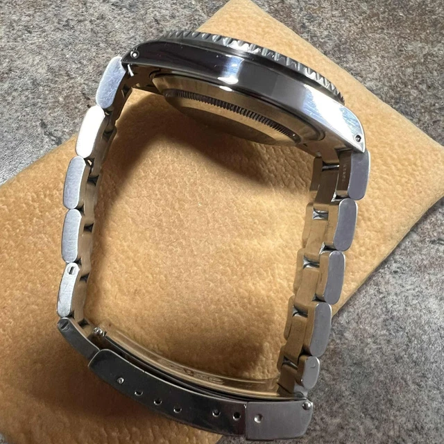 Montre automatique Rolex Submariner Date 16610 en acier avec cadran noir de 40 mm !!