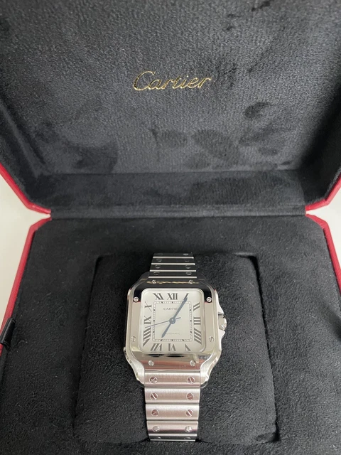 Montre Santos de Cartier taille moyenne - Wssa0029